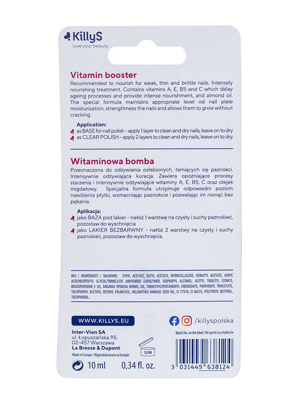 Killy's Vitamin Booster Hypoallergic, Blue