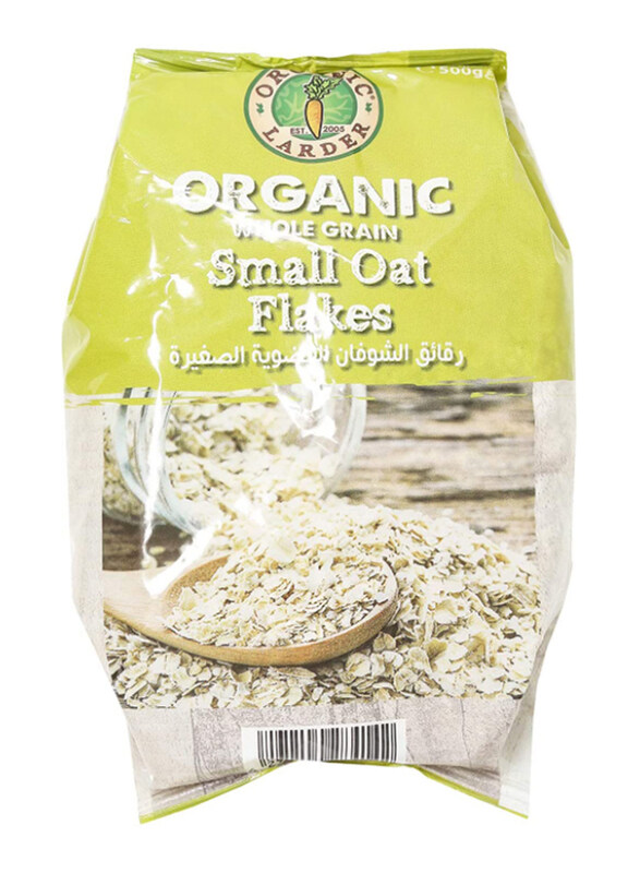 

Organic Larder Whole Grain Small Oat Flakes, 500g