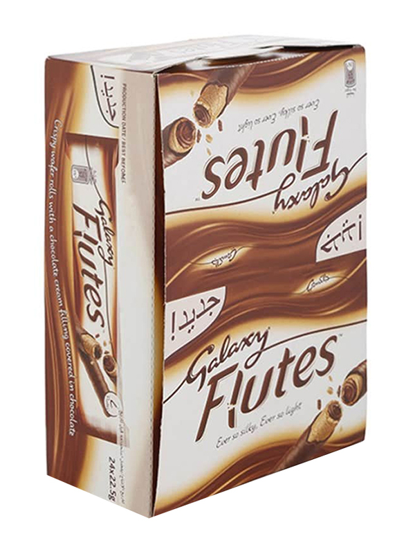 Galaxy Flutes Chocolate Bars - 24 x 22.5 g