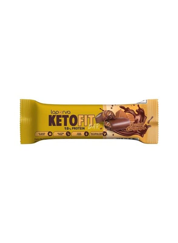

Laperva Keto Fit Protein Bar, 1 Piece, Chocolate Caramel