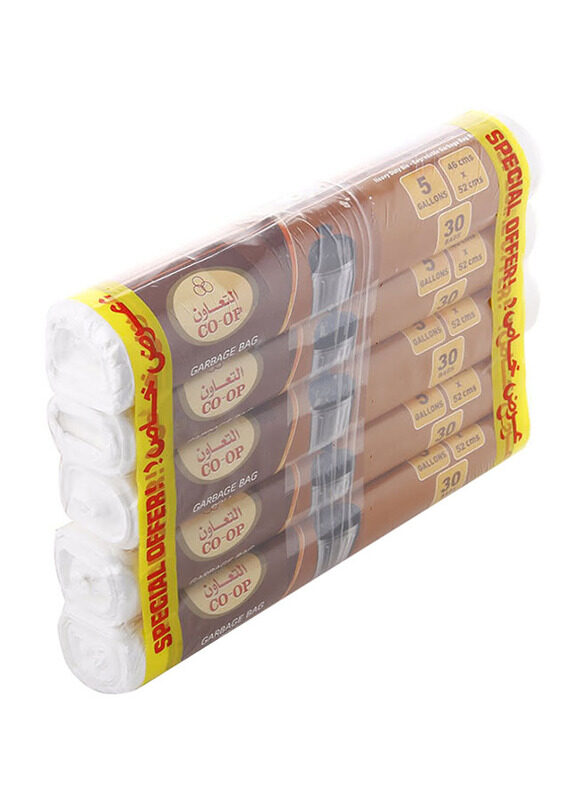 

Co-Op Garbage Bag Roll, 5 x 30 Pieces
