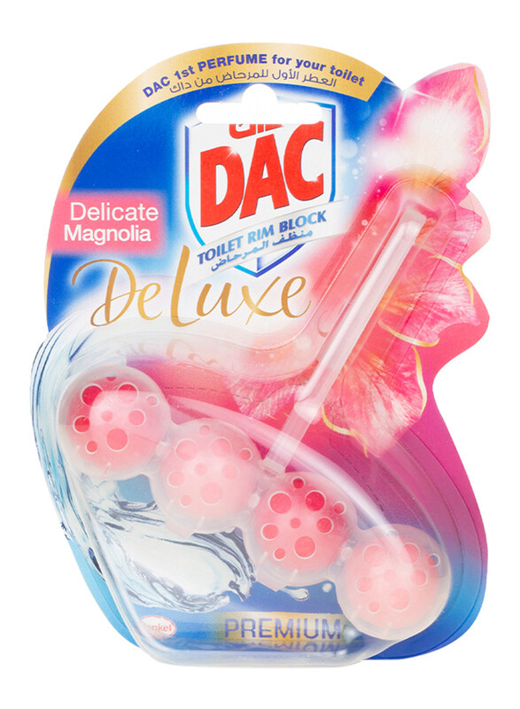 

DAC Deluxe Delicate Magnolia Toilet Rim Block - 50g