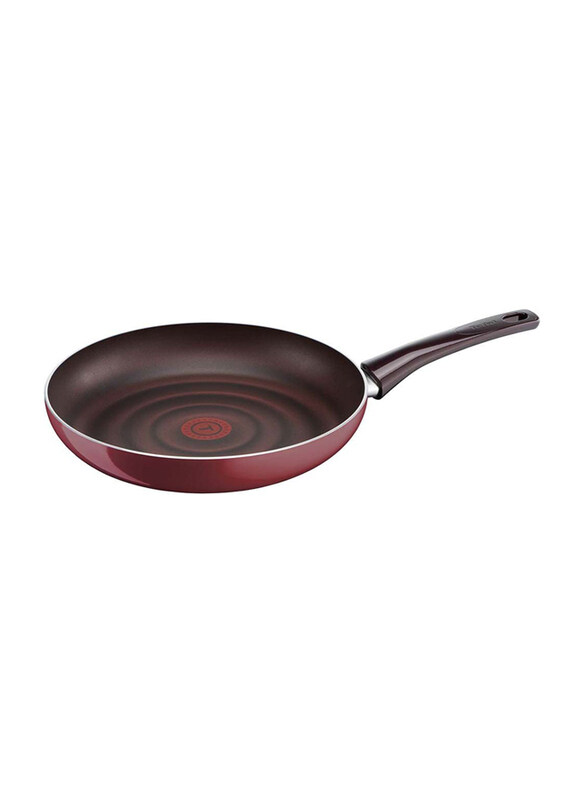 

Tefal 24cm Pleasure Aluminium Round Fry Pan, D5020462, Burgundy