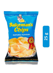 Bakeman's Natural Flavour Potato Chips - 25g