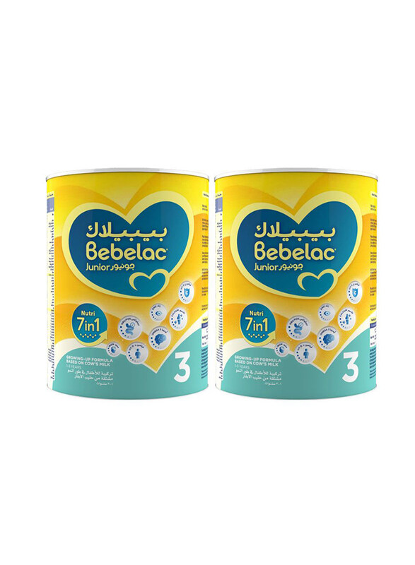 

Bebelac Junior Nutri 7-in-1 Growing Up Formula Milk, 1-3 Years, 2 x 800g
