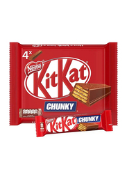 Nestle Kitkat Chunky Chocolate Wafer, 4 x 40g
