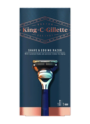Gillette King C. Gillette Shave and Edging Razor, 1 Piece