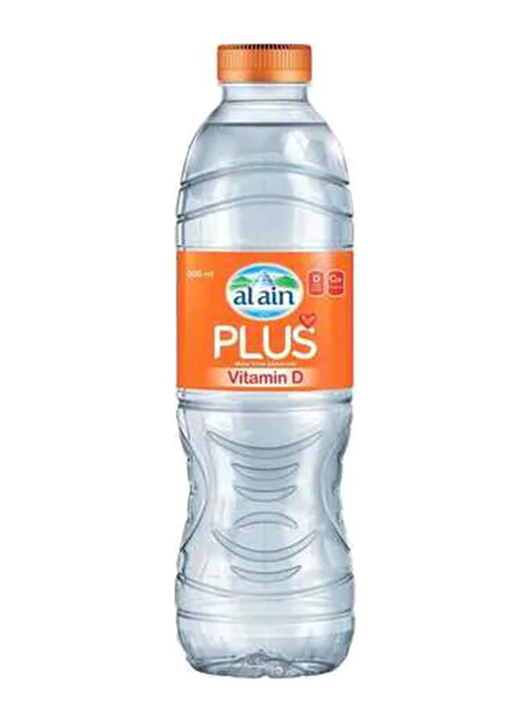 Al Ain Plus Mineral Water with Vitamin D, 500ml