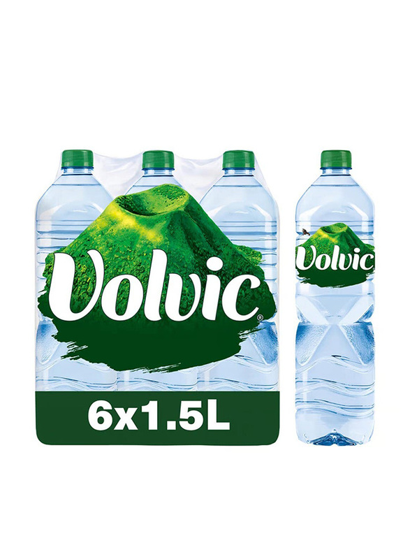 Volvic Water, 6 x 1.5 Liter