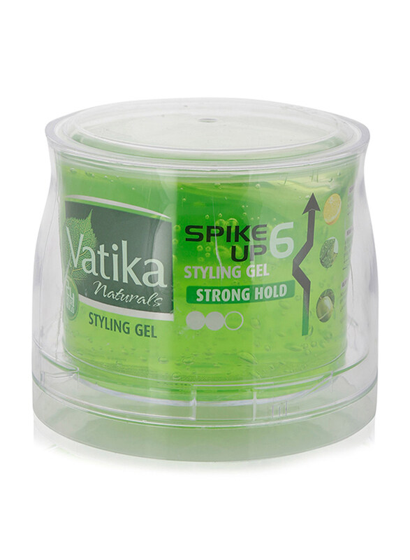 

Vatika Spike Up Strong Hold Styling Gel for All Hair Types, 250ml