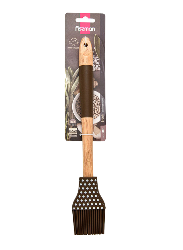 Fissman Chef’s Tools Brush, Brown/Black