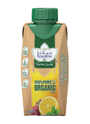 Hayatna Organic Lemon Mint & Grapes Juice, 180ml