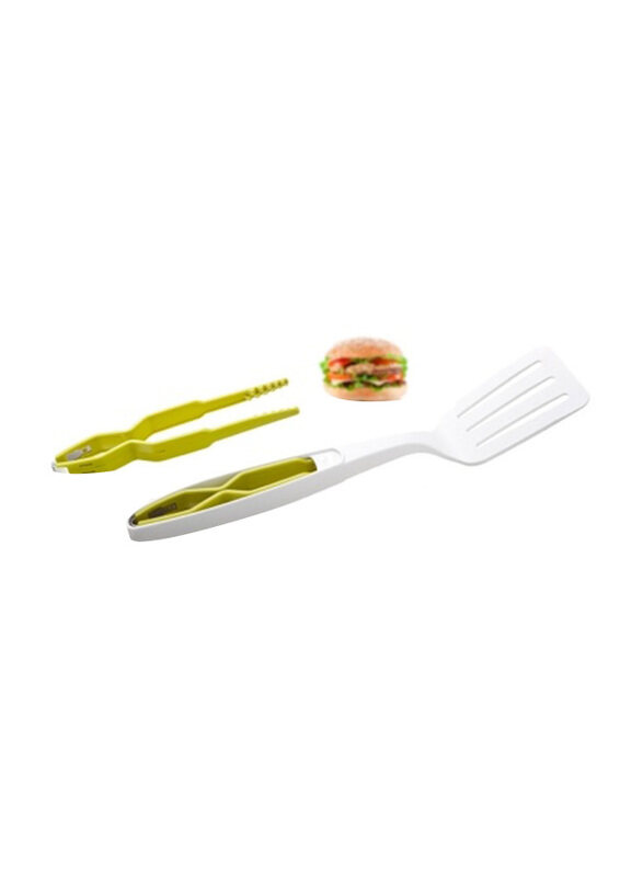 

Vacuvin Plastic Kitchen Turner + Tongs