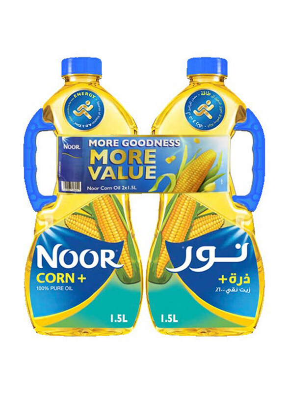 

Noor Corn Oil, 2 x 1.5 Liters
