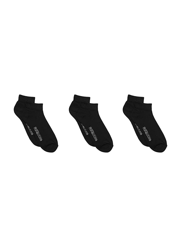 TXT Socks Set for Men, 3 Pairs, 39/42, Black