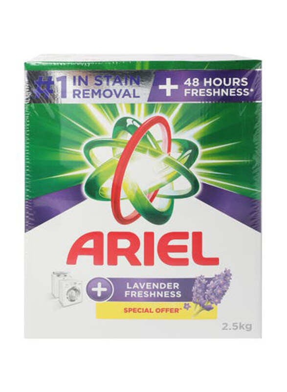 

Ariel Lavender Freshness Laundry Detergent Powder, 2 x 2.5 Kg