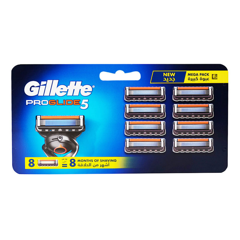 Gillette ProGlide 5 Blade Refill, 8 Pieces