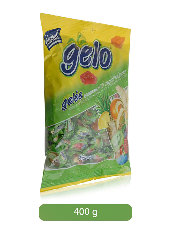 Gelo Olympics Bonbons Mixed Tropical Fruit Juices Candy, 400g