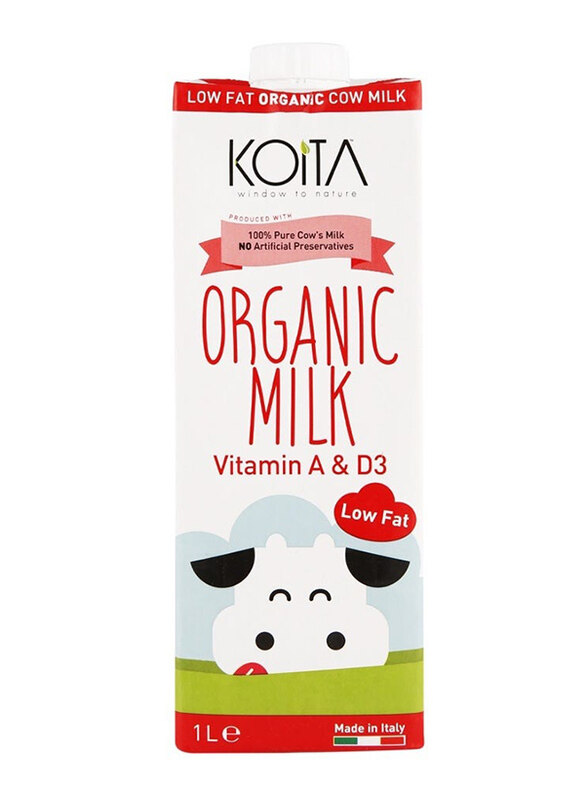 

Koita Low Fat Organic Cow Milk, 1 Liter