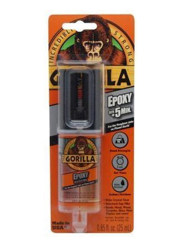 

Gorilla 25ml Glue Epoxy Tube, Multicolour