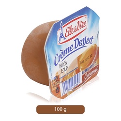 Elle & Vire Caramel Flavor Cream Dessert, 100 g