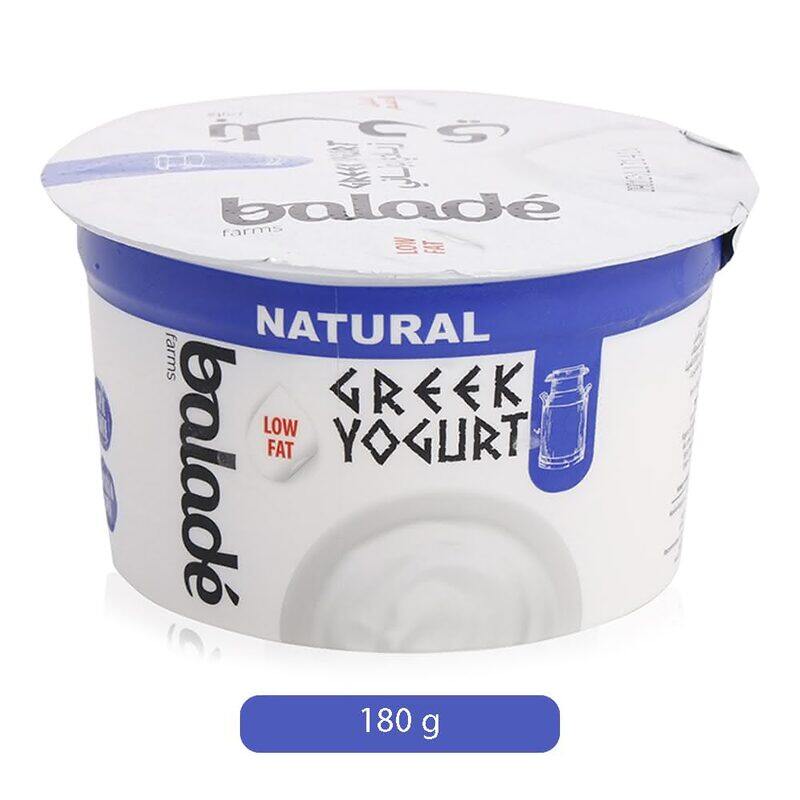 

Balade Greek Yoghurt Plain Low Fat, 180 grams