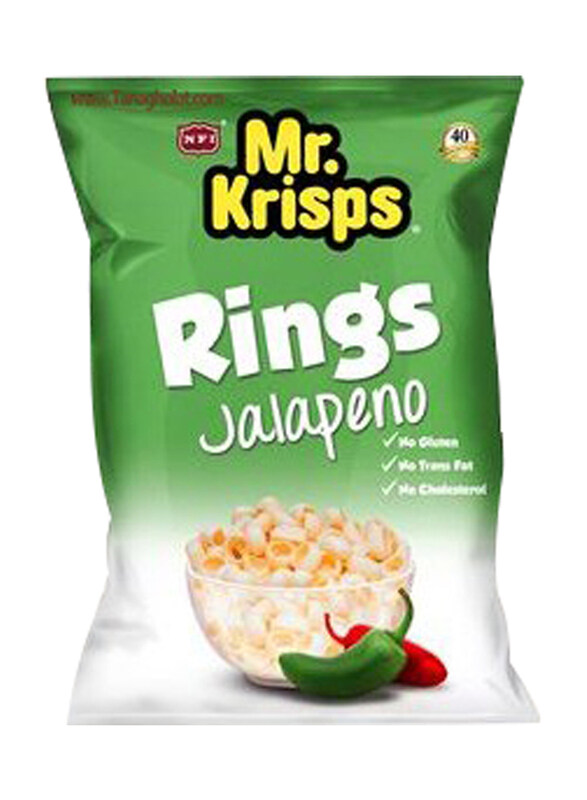 

Mr. Krisps Gluten-Free Ring Snack with Jalopino Pepper Flavor, 10g