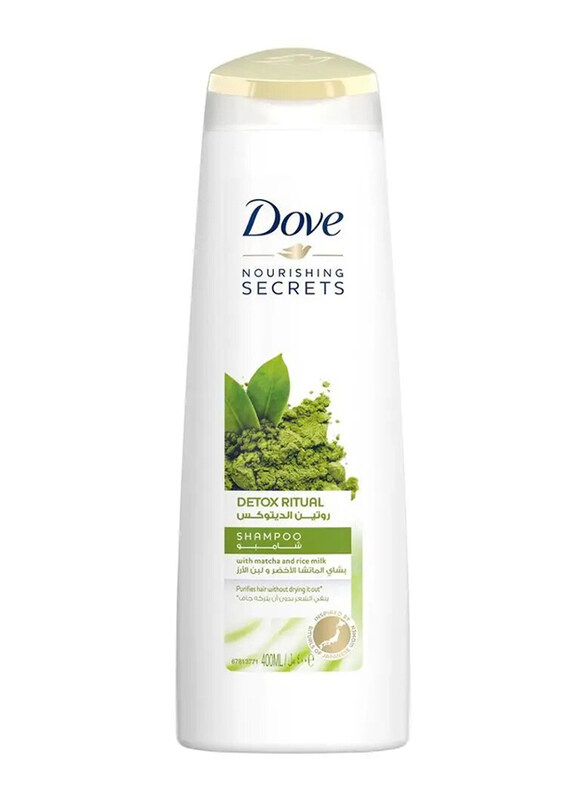 Dove Nourishing Secrets Shampoo Detox Ritual - Matcha And Rice Milk - 400ml