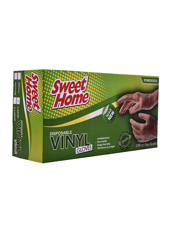 Sweet Home Disposable Gloves, 100 Pieces