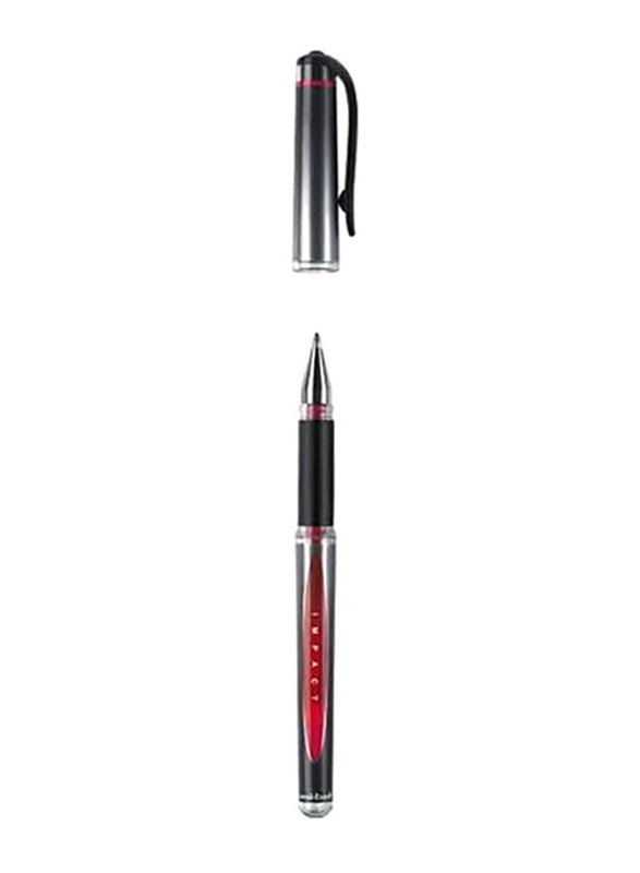 Uniball Impact Broad Rollerball Pen, Red