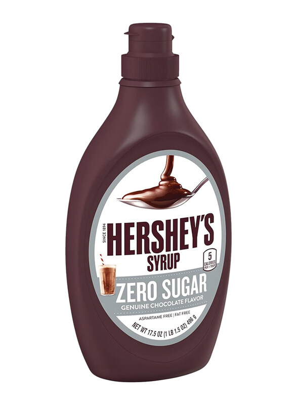 

Hersheys Zero Sugar Chocolate Syrup Bottle, 496g