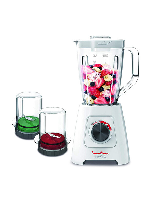 

Moulinex Blendforce II 1.25L,600W - Lm423127, White
