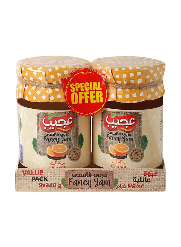 

Ajeeb Fancy Jam Orange, 2 x 340g