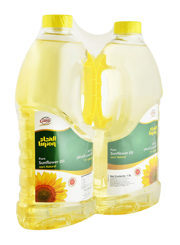 

Union Pure Sunflower Oil - 2 x 1.5 Ltr