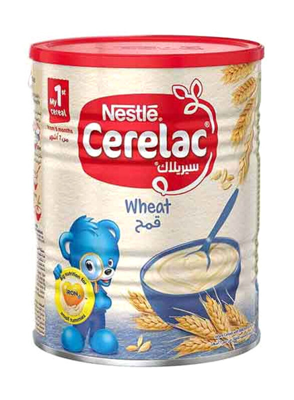 

Cerelac Nestle Infant Cereals with Iron + Wheat From 6 Months - 1 Kg