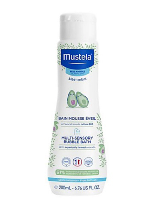 Mustela 200ml Multi Sensory Bubble Bath for Normal Skin for Babies