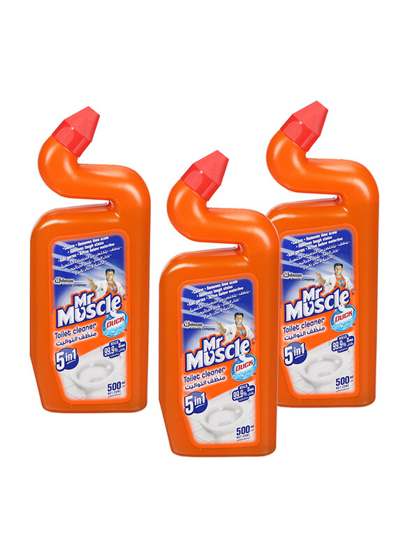 

Mr Muscle Toilet Duck, 3 Pieces x 500ml