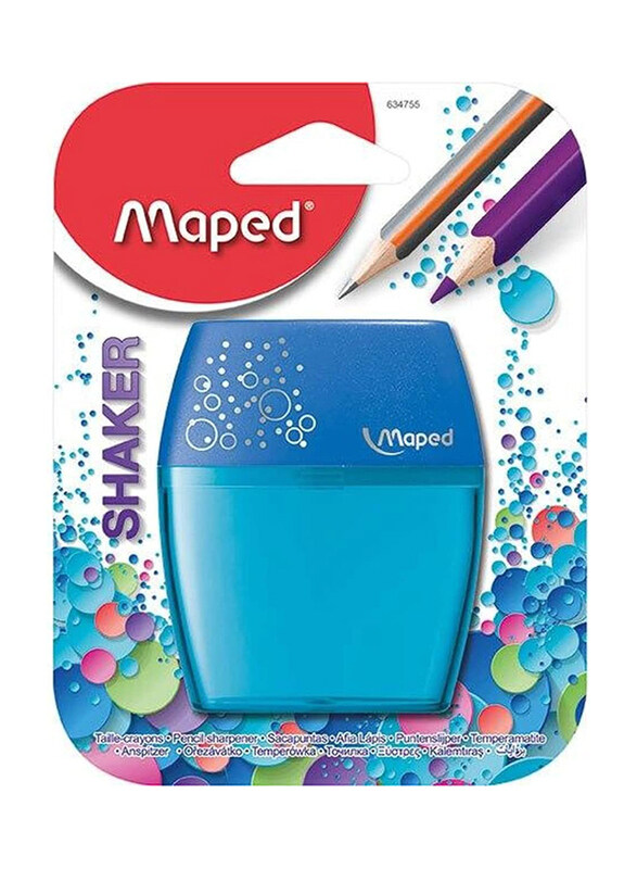 

Maped Sharpener 2 Hole Shaker Blister, Assorted Colour