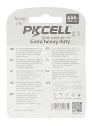 Pkcell Heavy Duty AAA Batteries, 4 Pieces, Multicolour