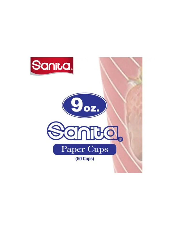 Sanita Paper Cups 9 OZ 50 Cups