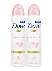 Dove Warm Powder Soft, 2 x 150ml