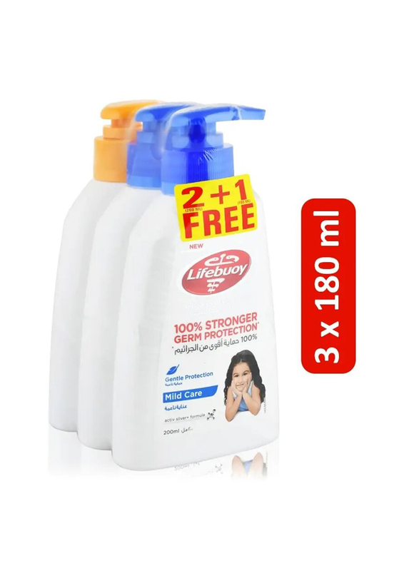 Lifebuoy Antibacterial Hand Wash - 3 x 180ml