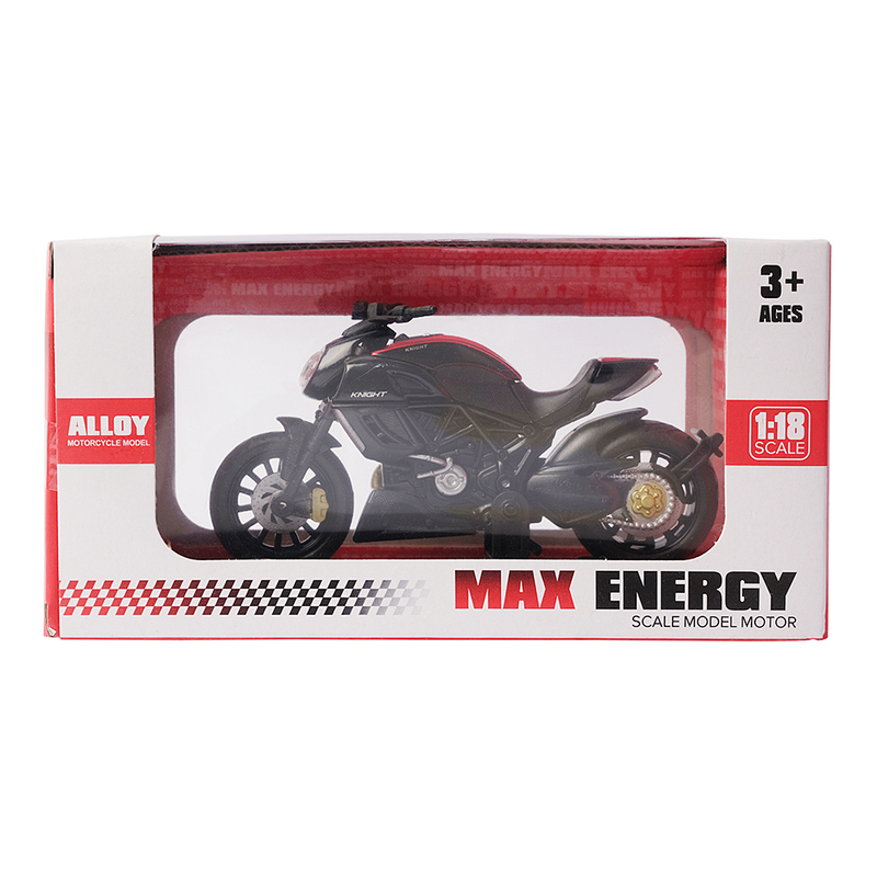 Max Energy Scale Model Alloy Die-Cast Metal Motor Bike, 1 Piece, Ages 3+