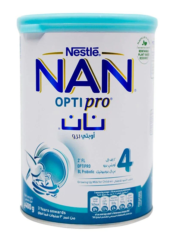 Nestle NAN Optipro 4 Growing Up Milk Formula, 3+ Years, 400g