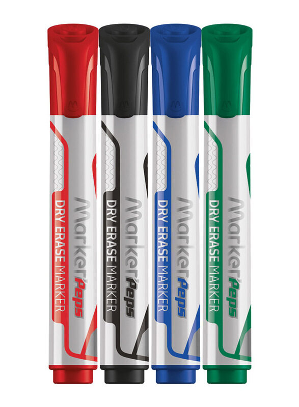 

Maped Peps Jumbo Whiteboard Marker, 4 Pieces, Multicolour