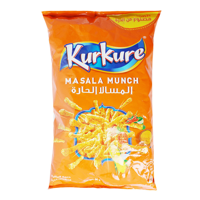 Kurkure Masala Munch Puffed Corn, 90g