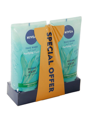 Nivea Purifying Face Wash - 2X150Ml