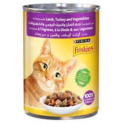Friskies In Gravy With Lamb, Turkey and Vegetables - 400gm
