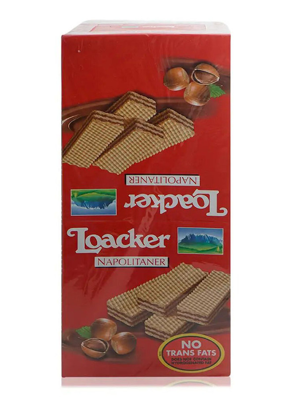 Loacker Napolitaner Crispy Wafers with Hazelnut Cream - 45g