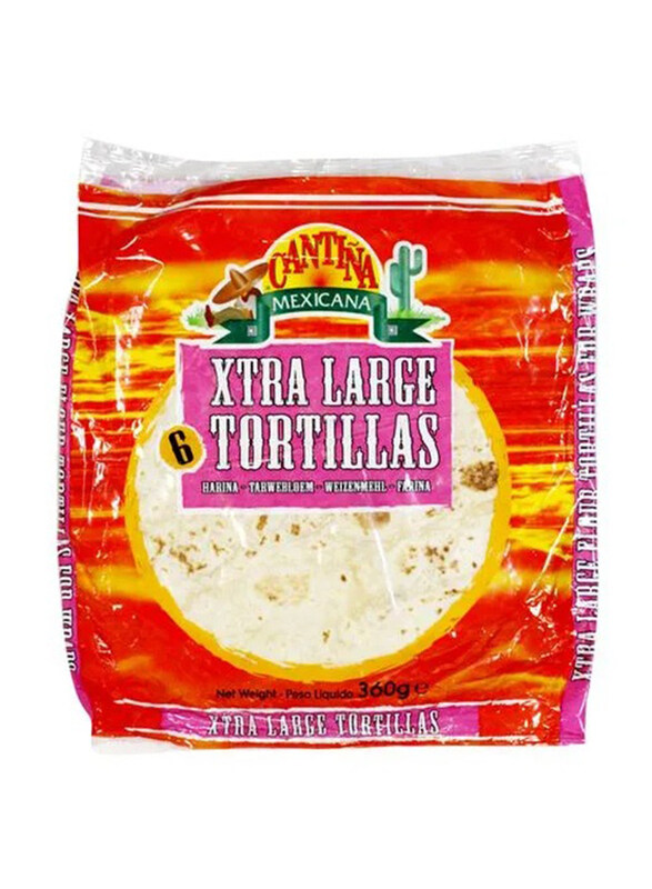 

Cantina Mexicana Extra Large Flour Tortillas, 12 x 360g